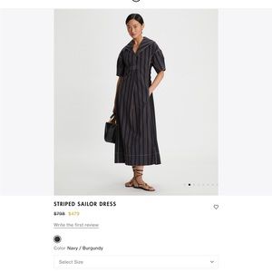 Tory Burch Striped Sailor Dress